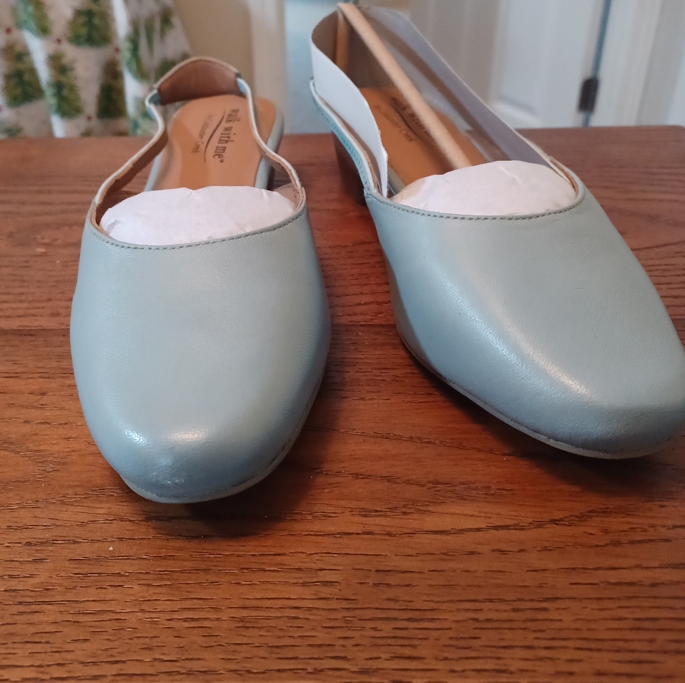 Silver Lake Josie Slingbacks By Coldwater Creek Heels